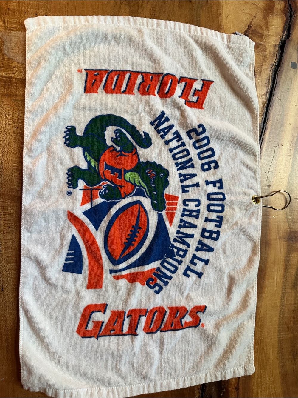 Puma White Towel with Orange, Blue and Green Florida Gators Graphics puma shoes